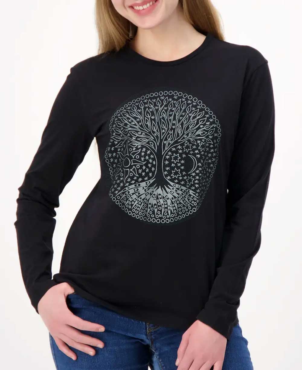 Fair Trade Women's Organic Tunic  100% Organic Cotton Tunic Shirt – The  Good Tee