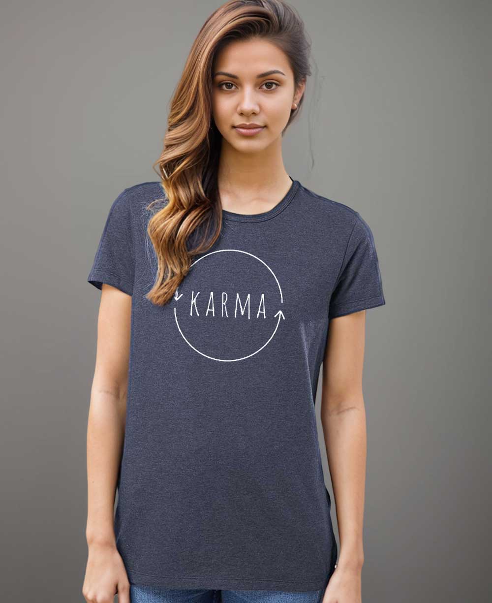 Women's T-Shirt Namaste Buddha flowers colour explosion Yoga meditation  print TS1317