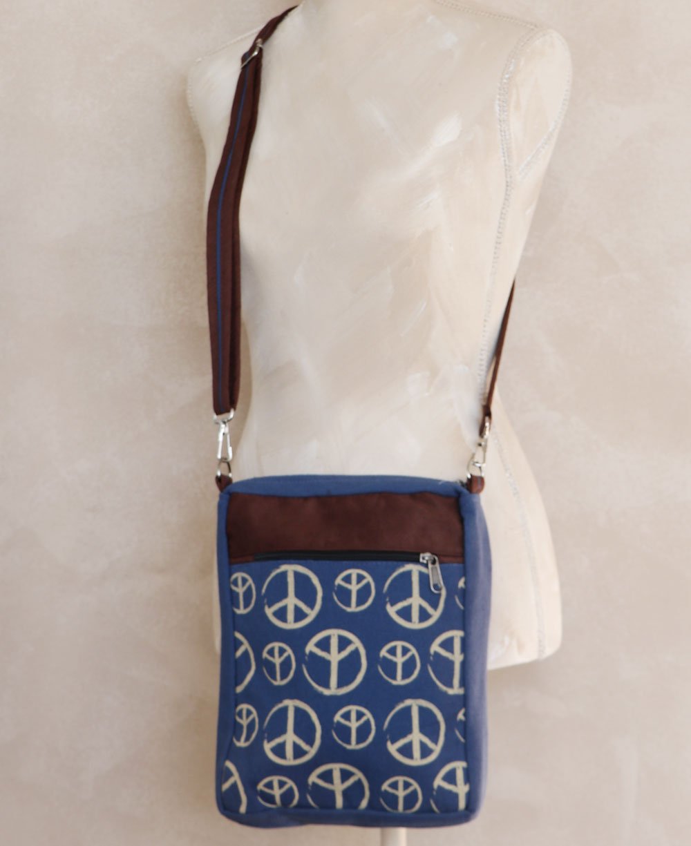 Tree of Life Crossbody Bag Blue | Cultural Elements