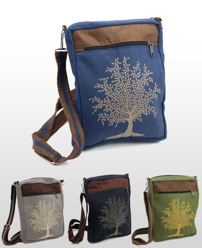 Tree of Life Indian Folk Art Messenger Bag – Buddha Groove