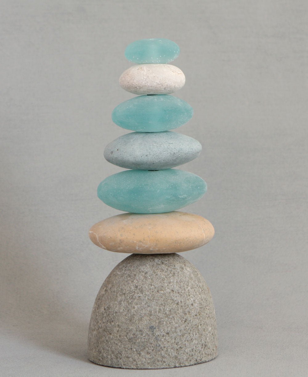 Zen Balancing Seid Stacking Stones On A - Canvas Wall Art