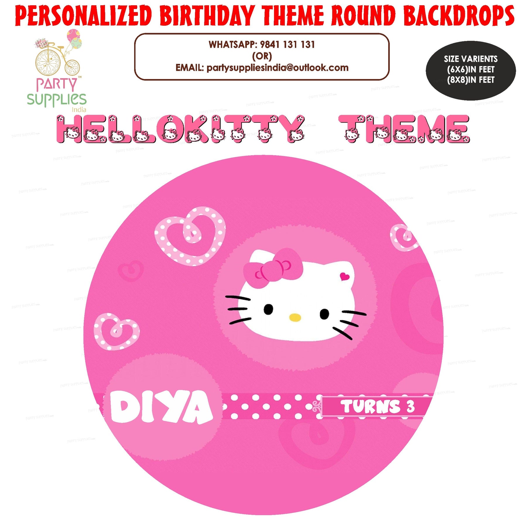 hello kitty baby theme