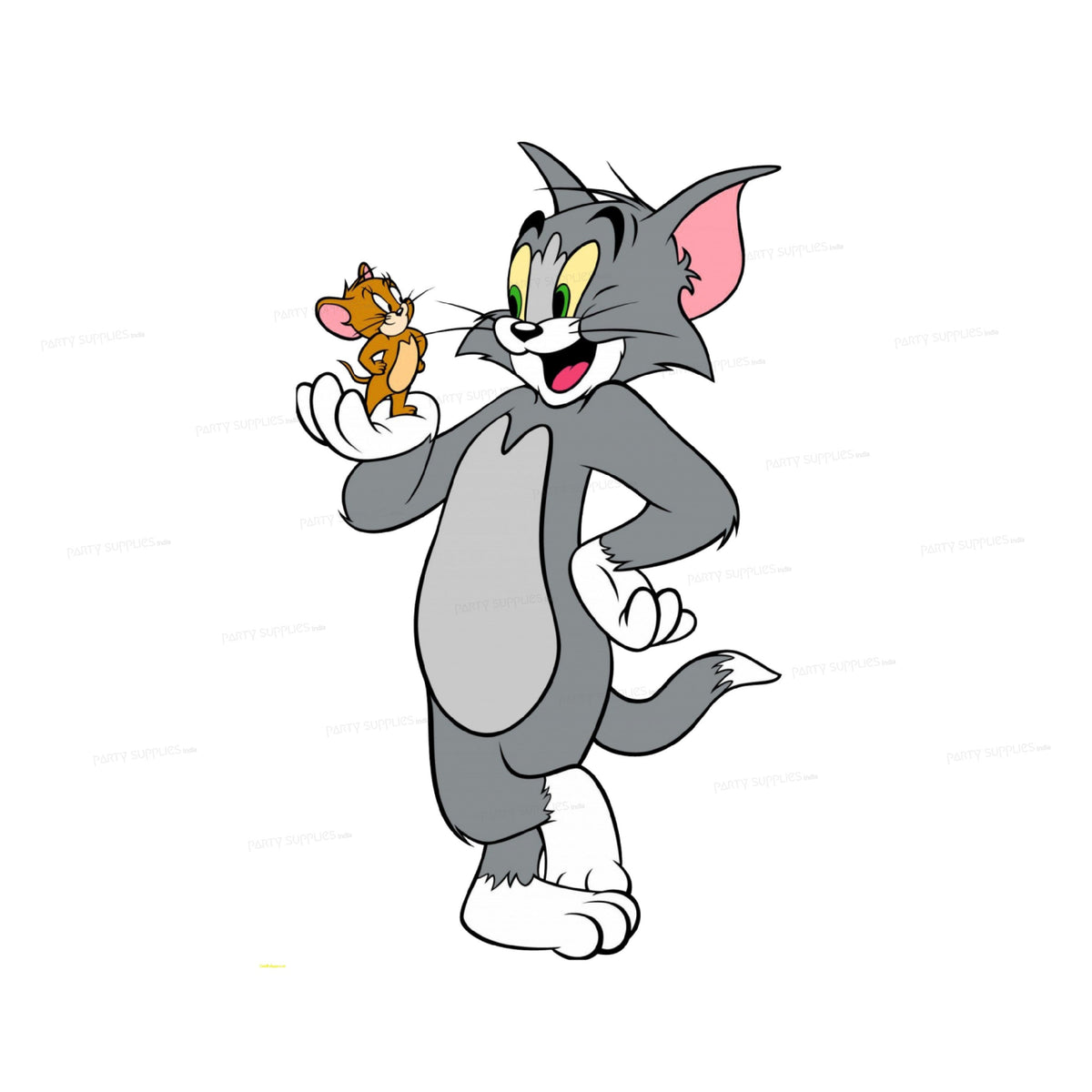 Tom & Jerry Theme Jerry in Tom's Hand Cutout | Birthday Party Supplies