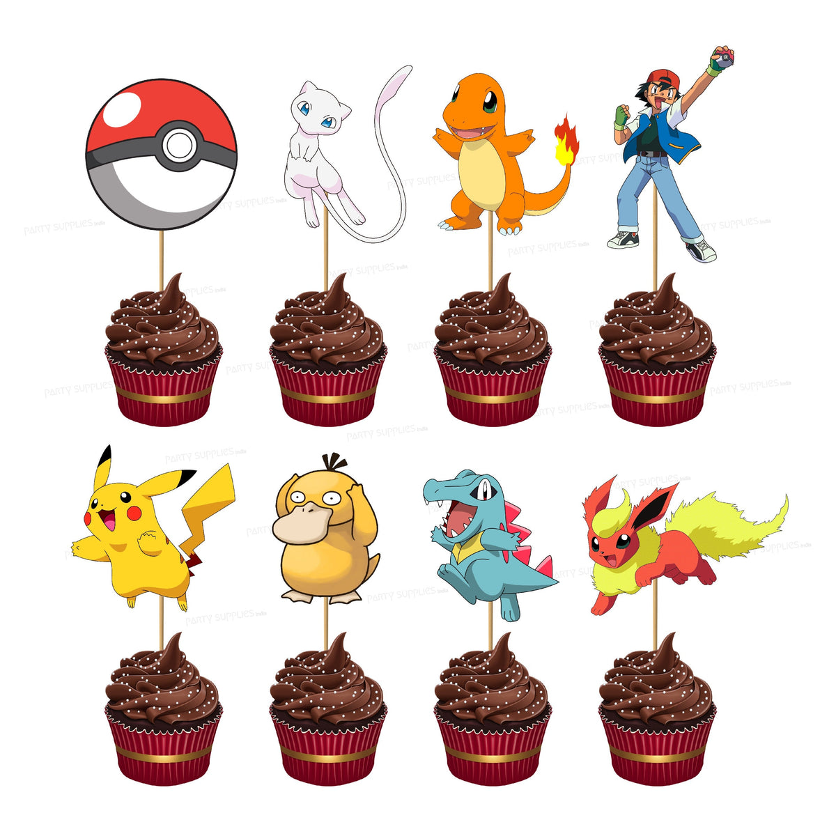 Pokemon Cake Topper – BeePaperParty