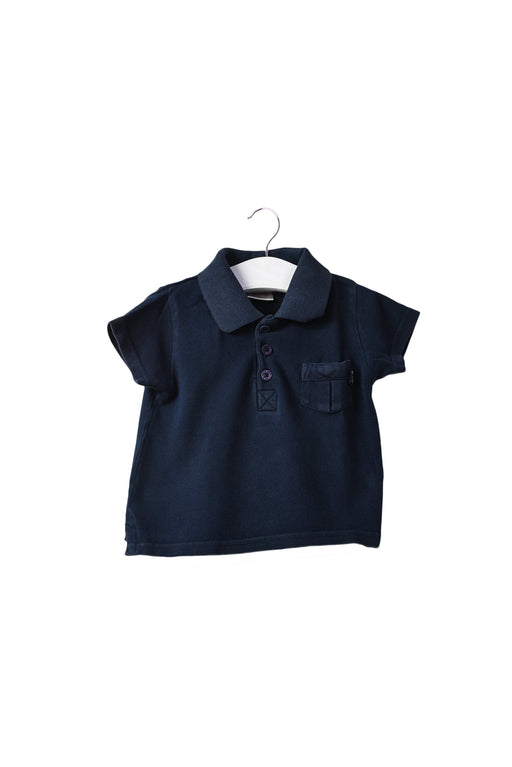 Buy JoJo Maman Bébé Navy Christmas Embroidered Polo Shirt from