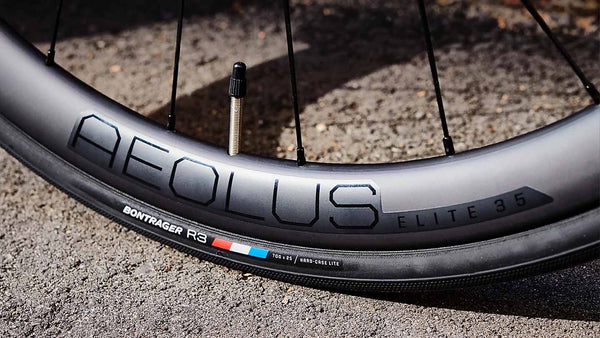 カーキ×インディゴ Bontrager Aeolus Elite 35 Disc トレック 美品