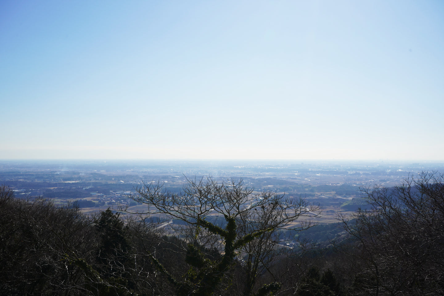 朝日峠展望台からの景色