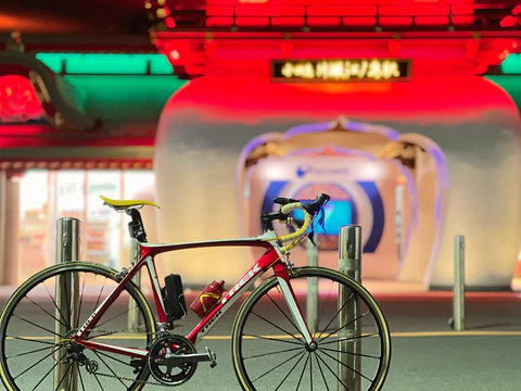 片瀬江ノ島駅とマイバイク