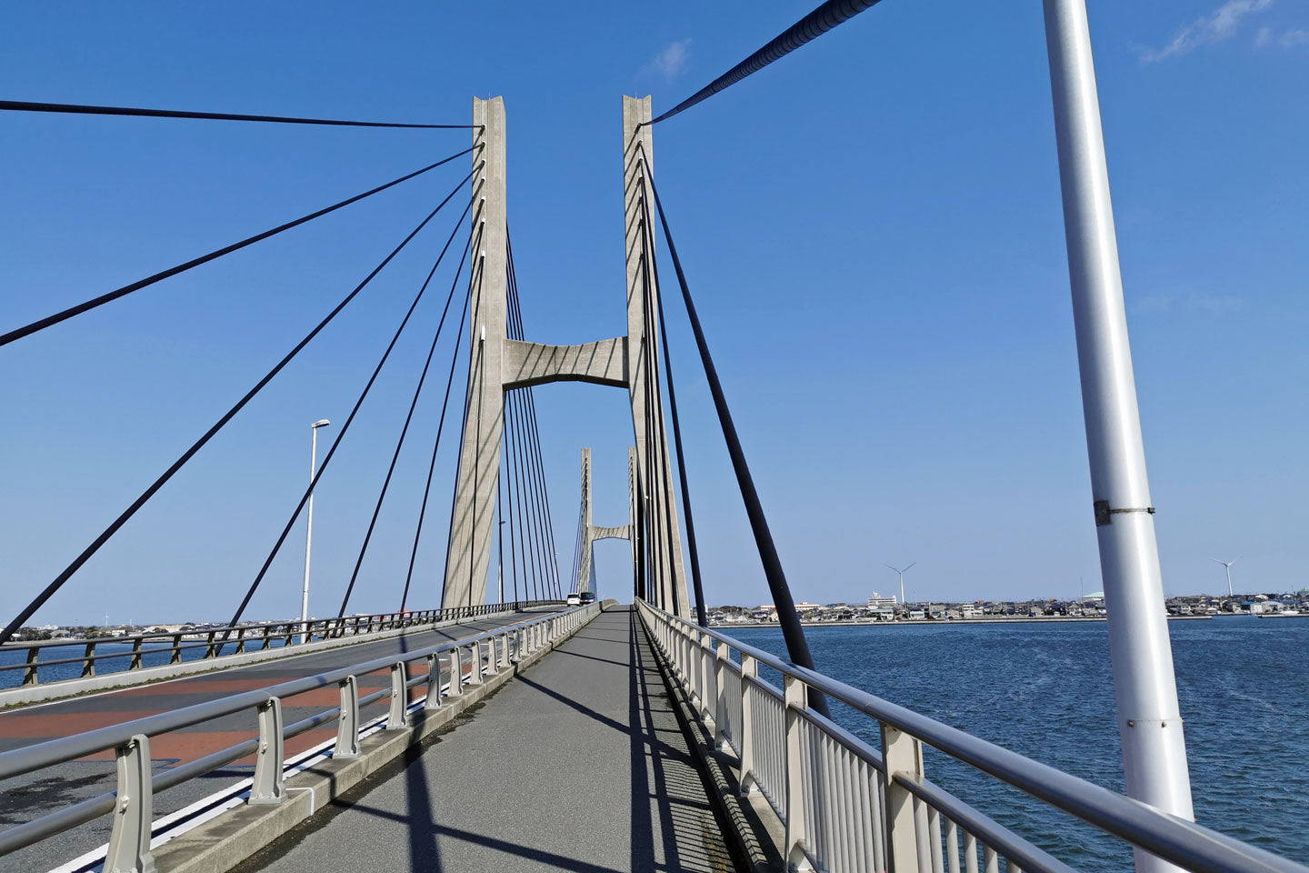 銚子大橋を渡って茨城県へ