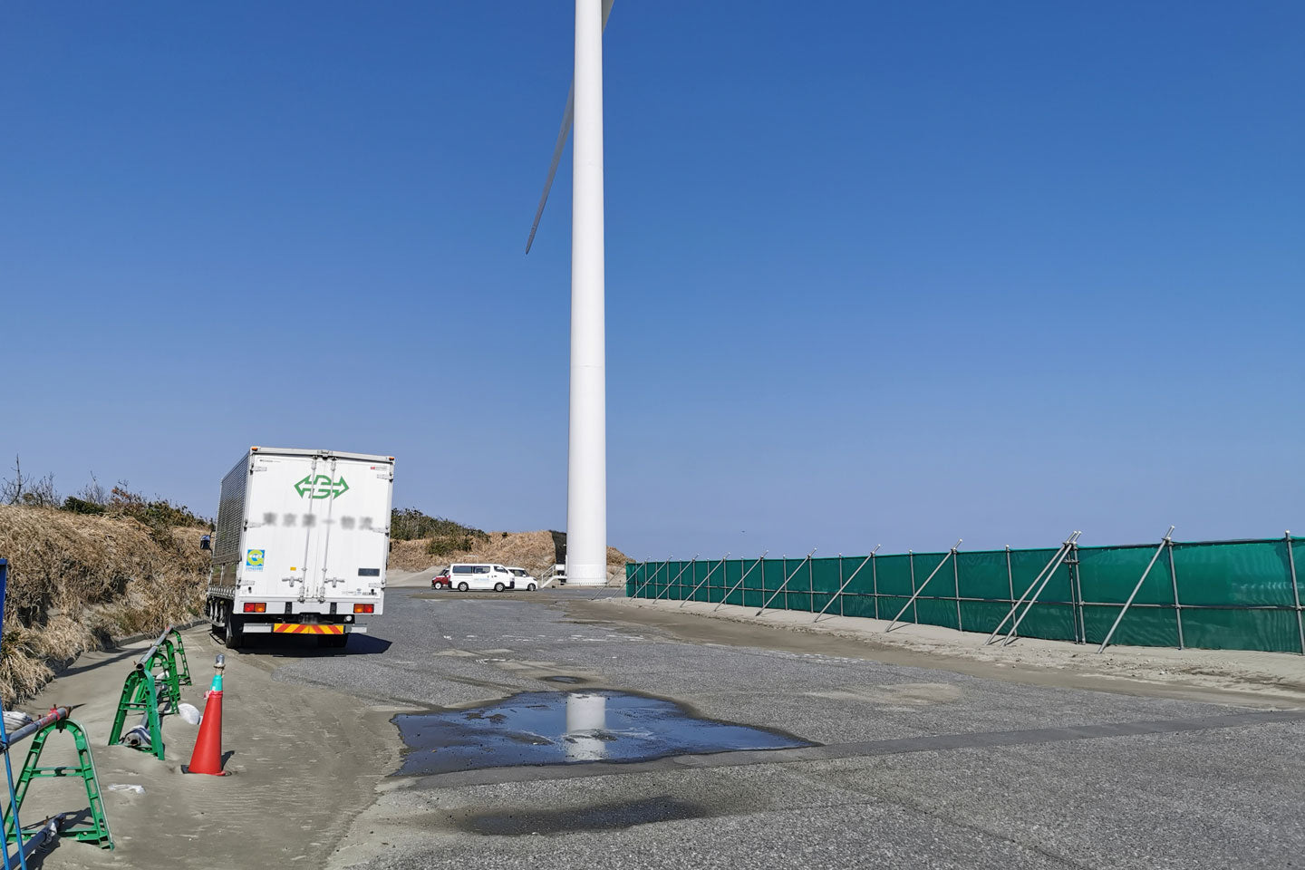 波崎海水浴場にある風車