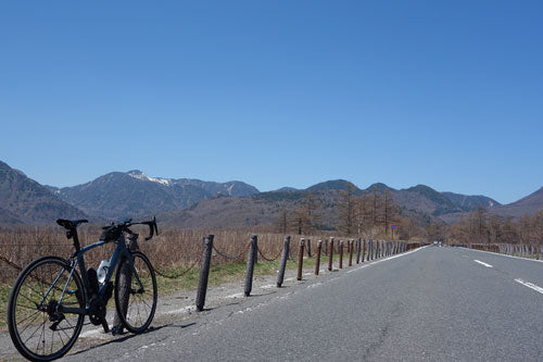 戦場ヶ原を自転車ツーリング