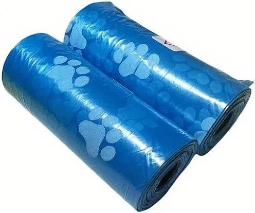 2 rolls of blue bags