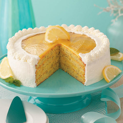 Lemon Raw Poppy Seed Cake