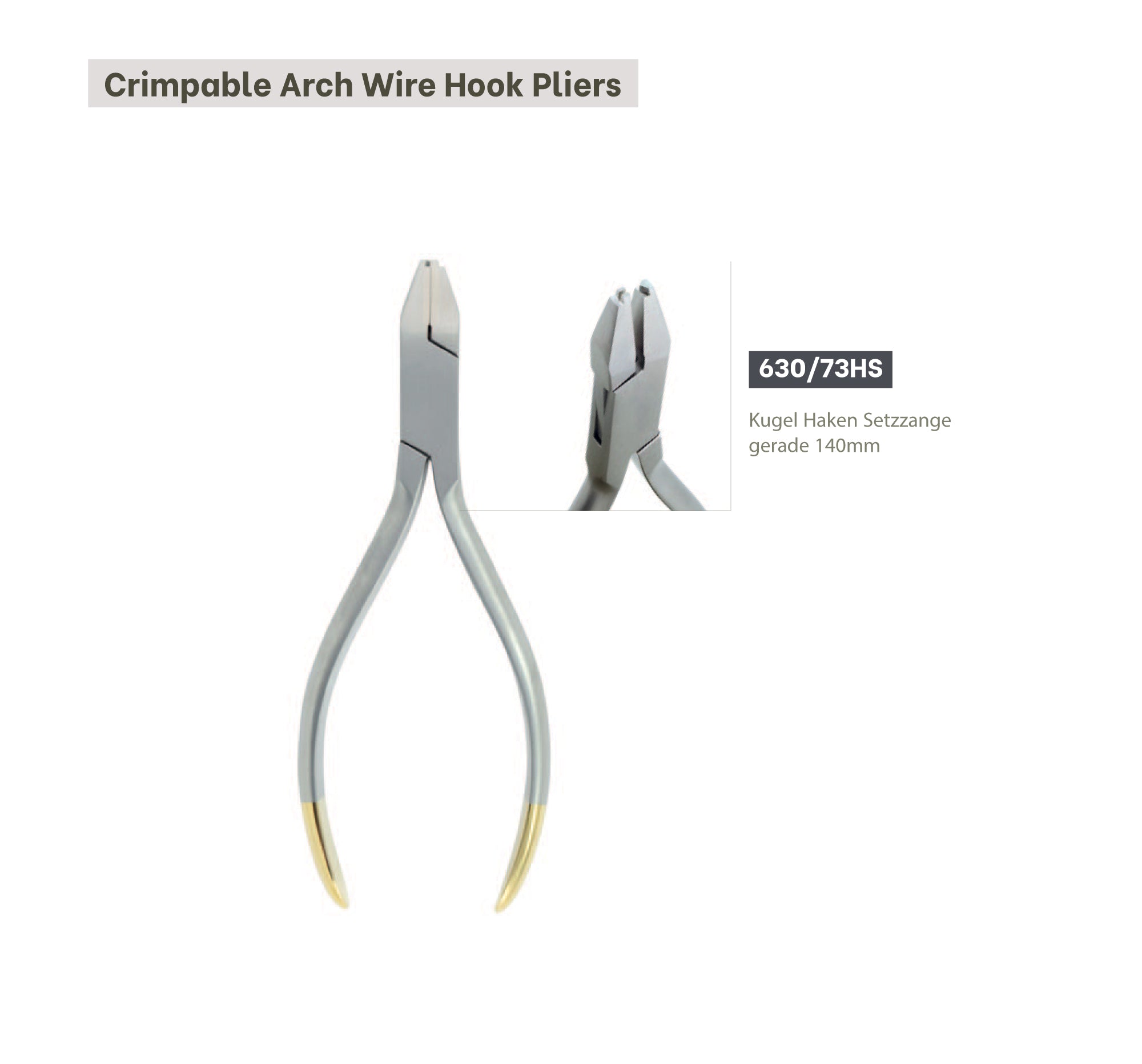 Crimpable Arch Wire Hook Pliers