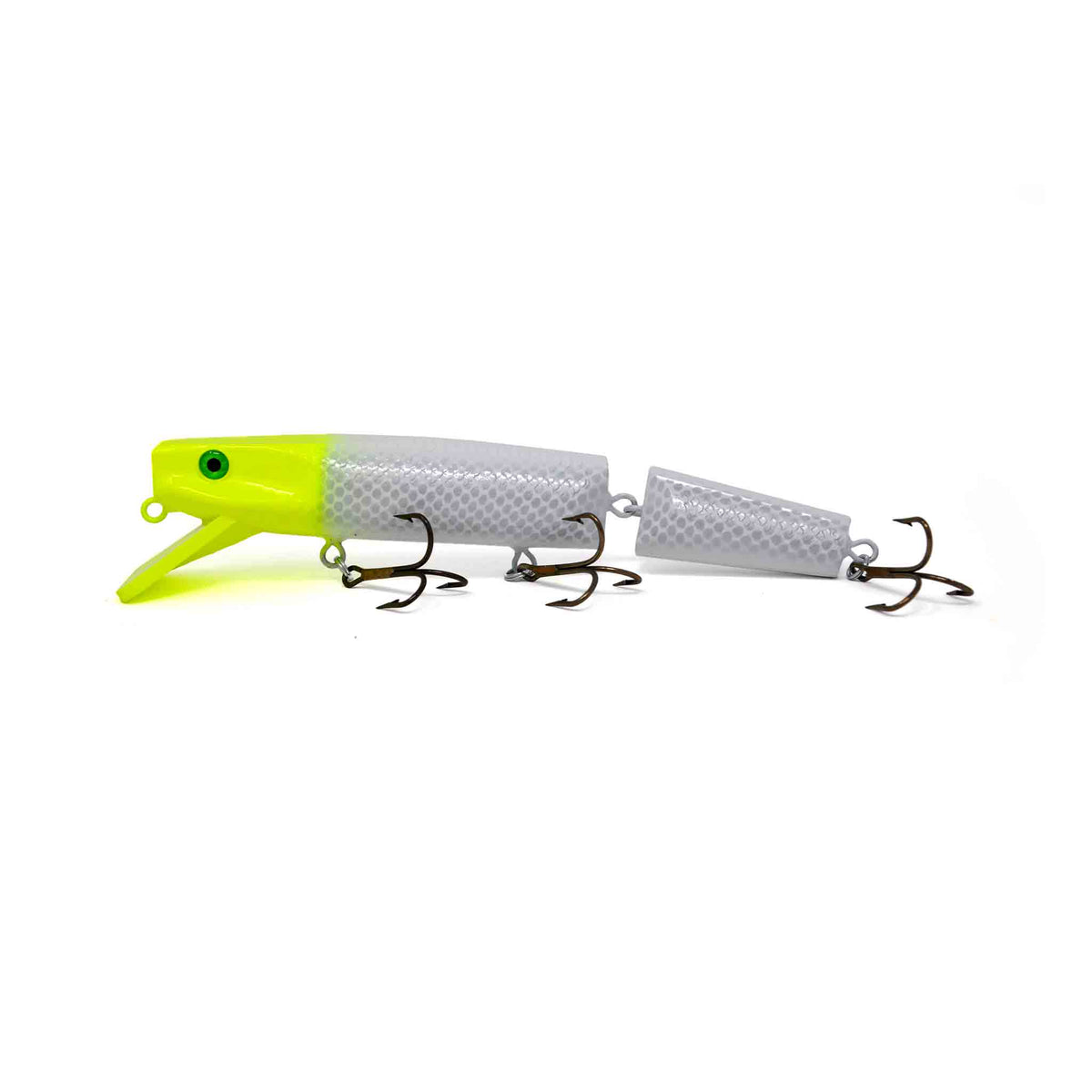 Jointed Wood Musky Fishing Lure Crankbait 6-1/2 Muskie