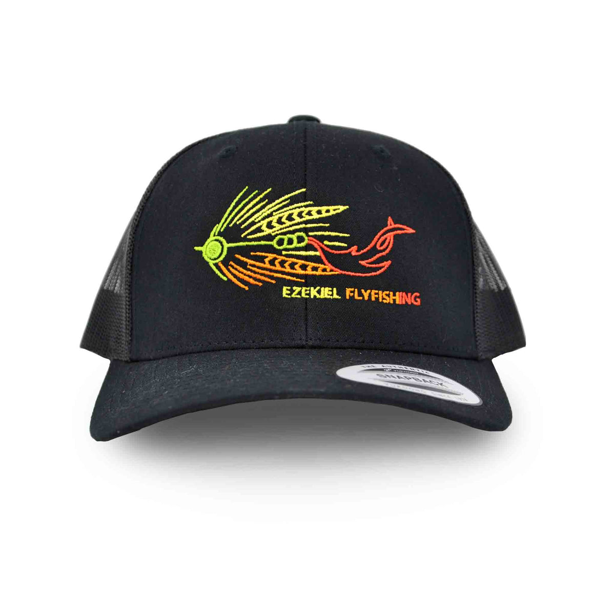 Ezekiel FLAT BRIM CAP | fishing hat Black