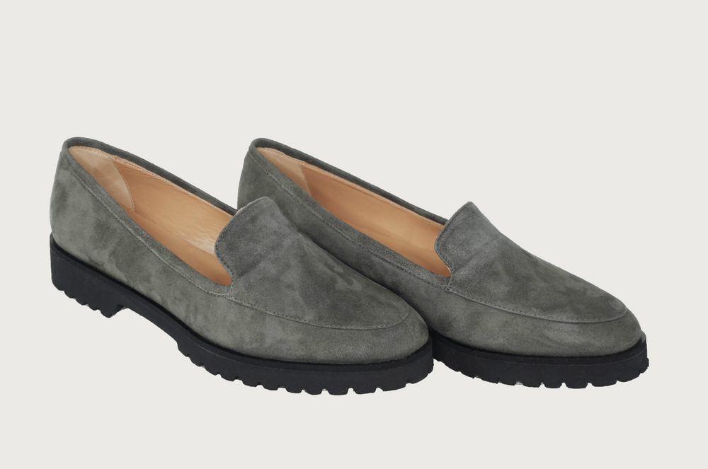 CARRO GREY SUEDE – Andrea Carrano Shoes