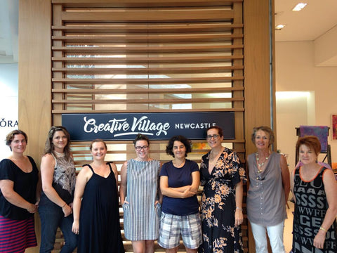 Group photo of Artisans from Creative Village Newcastle
