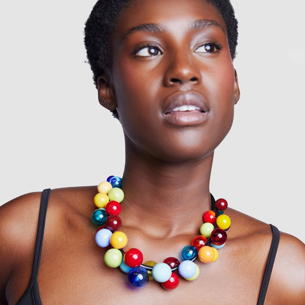 Bolla Cluster Necklace on Model