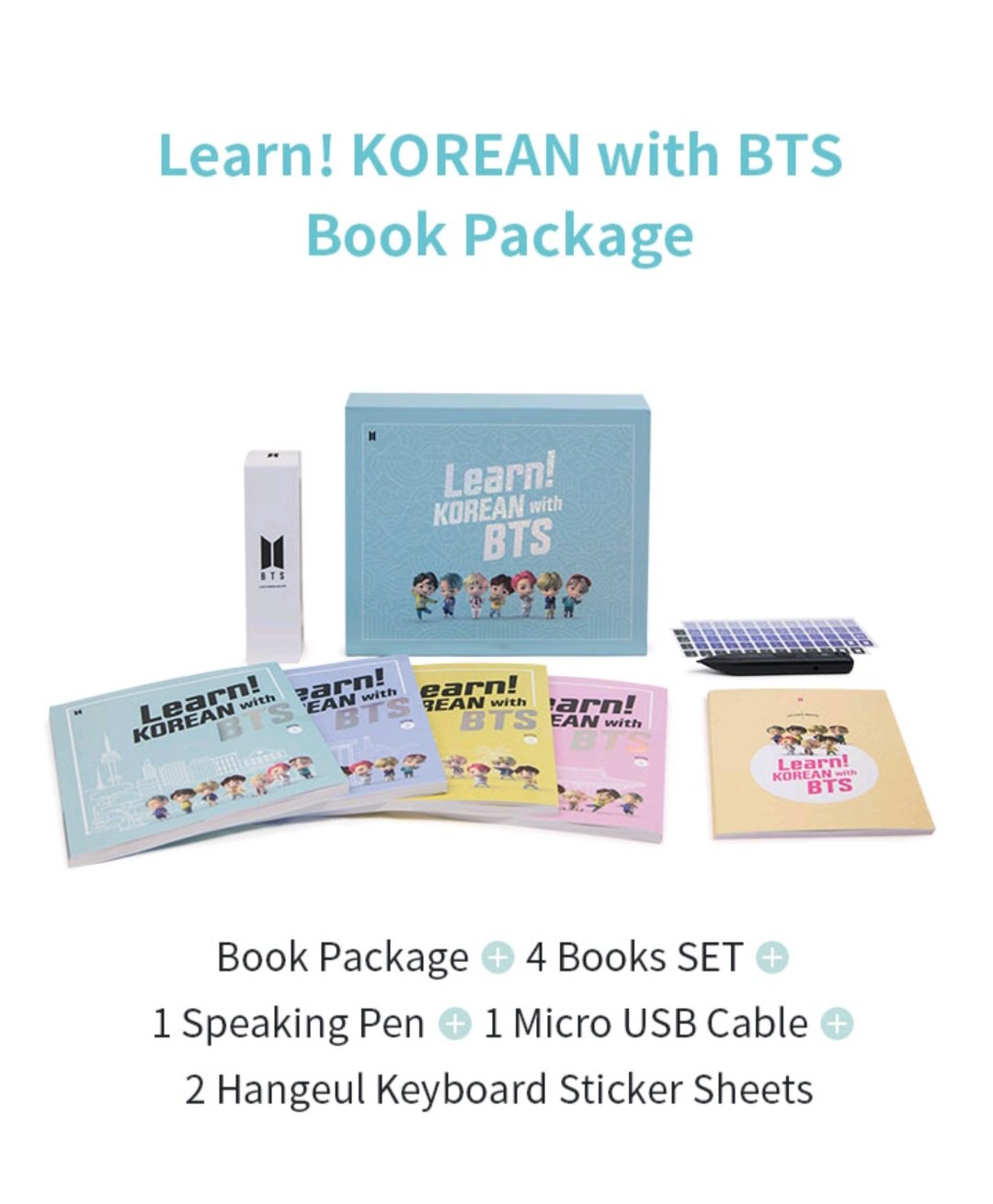 BTS - Learn! Korean with BTS Book Package