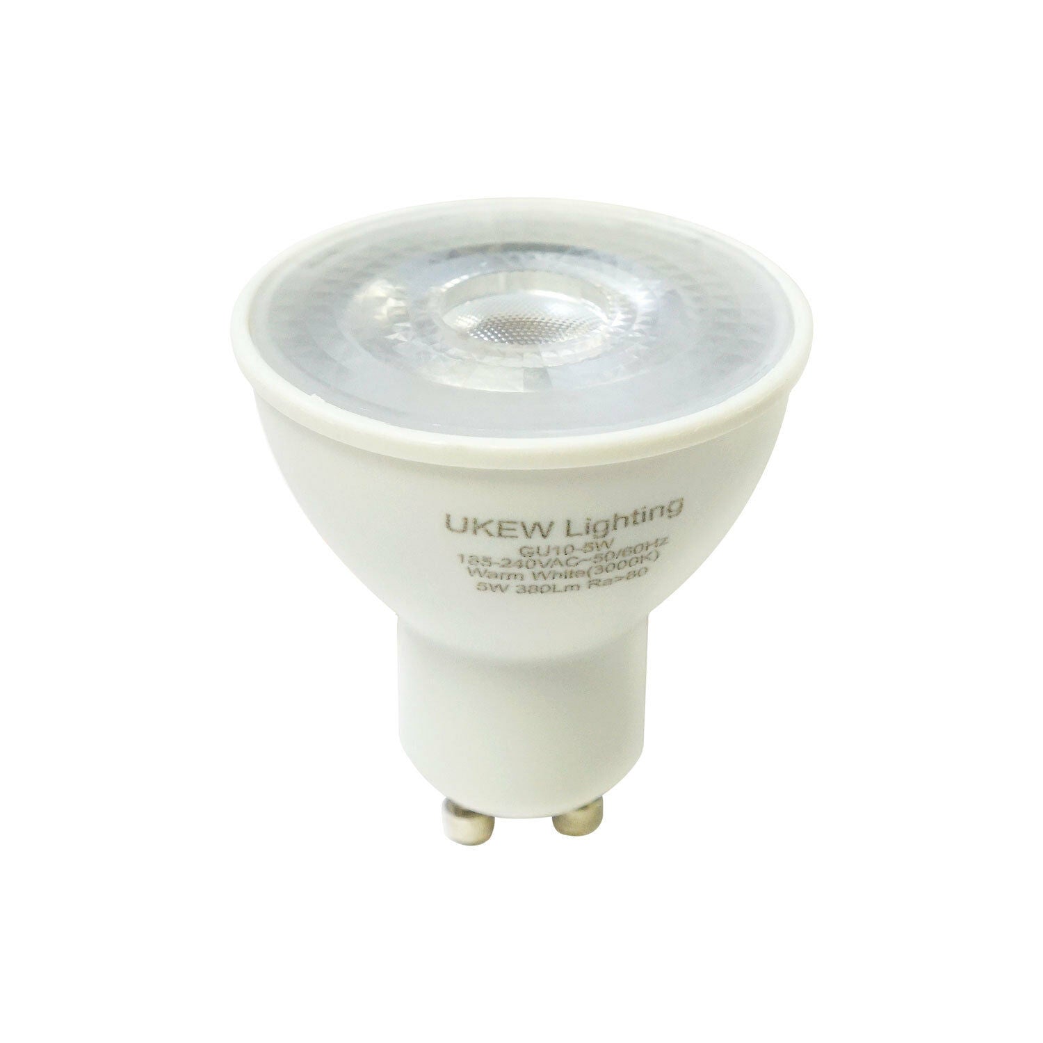 UKEW GU10 7W LED Bulb 500 LUMENS - Pack of 10 - 3000K Warm white freeshipping - Light fixtures UK