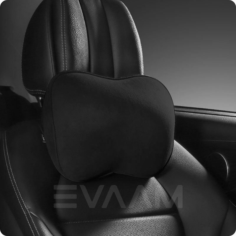 EVAAM® Leather Neck Support Pillow for Tesla Accessories (1Pc)