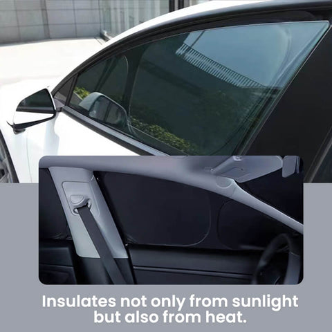 TESCAMP Tesla Model 3 Sunshade Car Privacy Window UV Rays Protection Sun  Shade for Tesla Model 3 Heat Blocking Shades for Camping Foldable