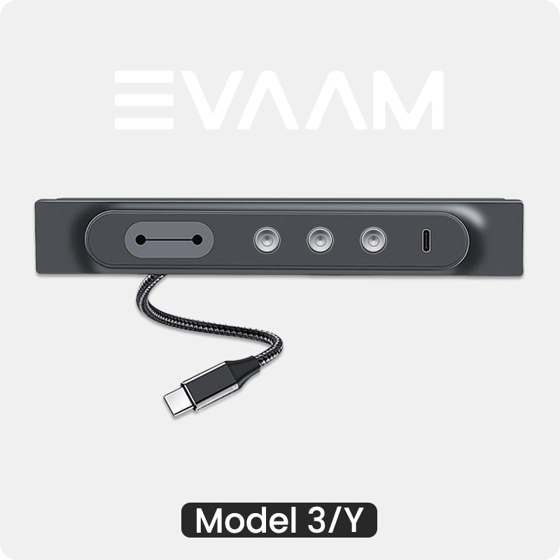 EVAAM® Glove Box USB Hub Docking Station for Tesla Model 3/Y (2021