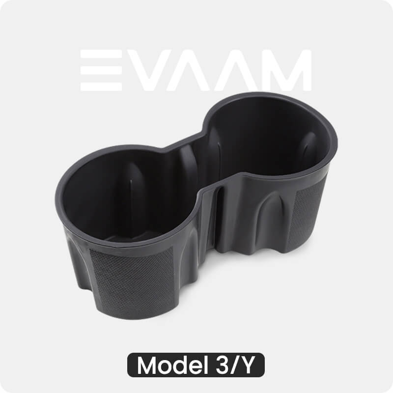EVAAM® Tesla Cup Holder Insert for Model 3/Y (2021-2023) Accessories