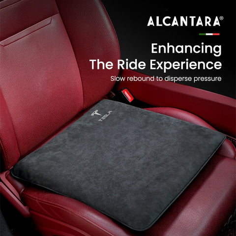 Alcantara Handmade Car Neck Lumbar Support Pillow Driving Comfort 