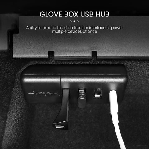 Glove Box USB Hub for Model 3 & Y