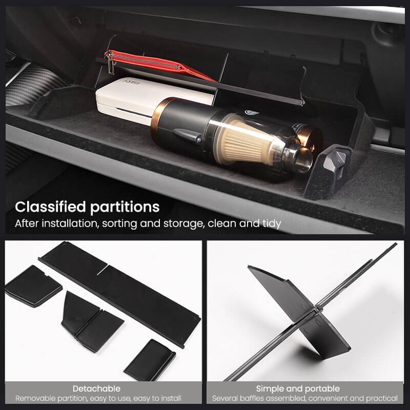 Glove Box Storage Organizer for Model 3/Y Accessories