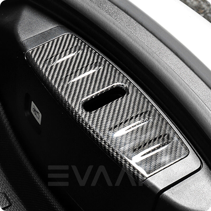 EVAAM® Gloss Real Carbon Fiber Tesla Performance Pedal Pads Cover for Model  3/Y (2017-2023)