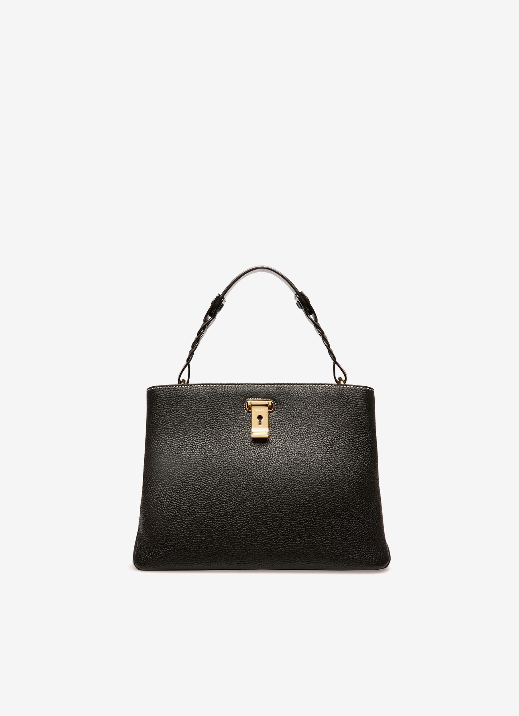 Bally バリー レザー Lucyle 2WAY ハンドバッグ 6224444 ブラック by