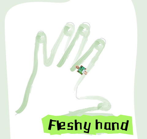 shoose engagement ring for fleshy hand