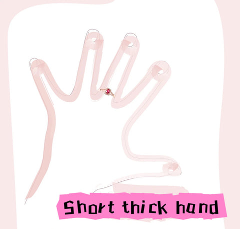 shape of a hand 