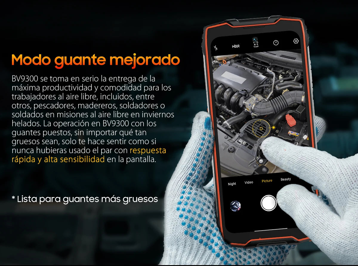 Blackview BV9300 Spanish details