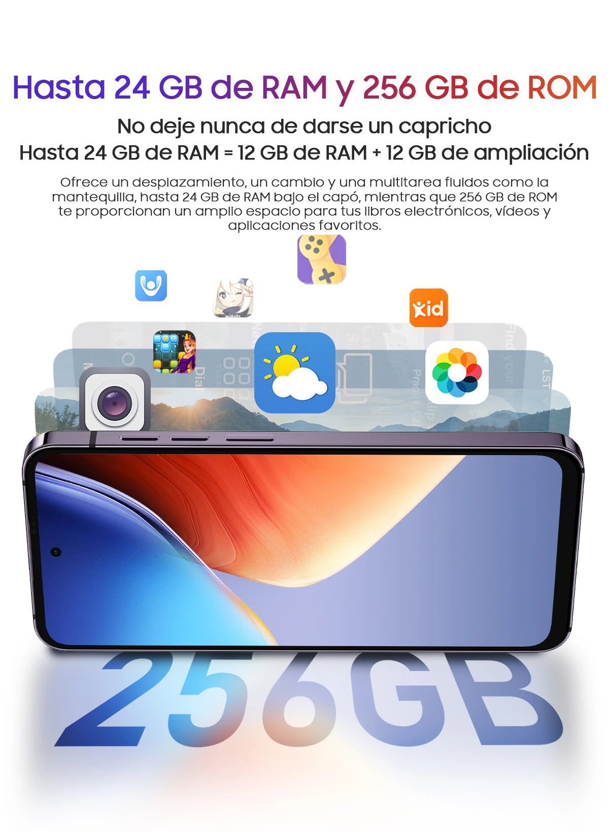 Blackview A96 Spanish visual