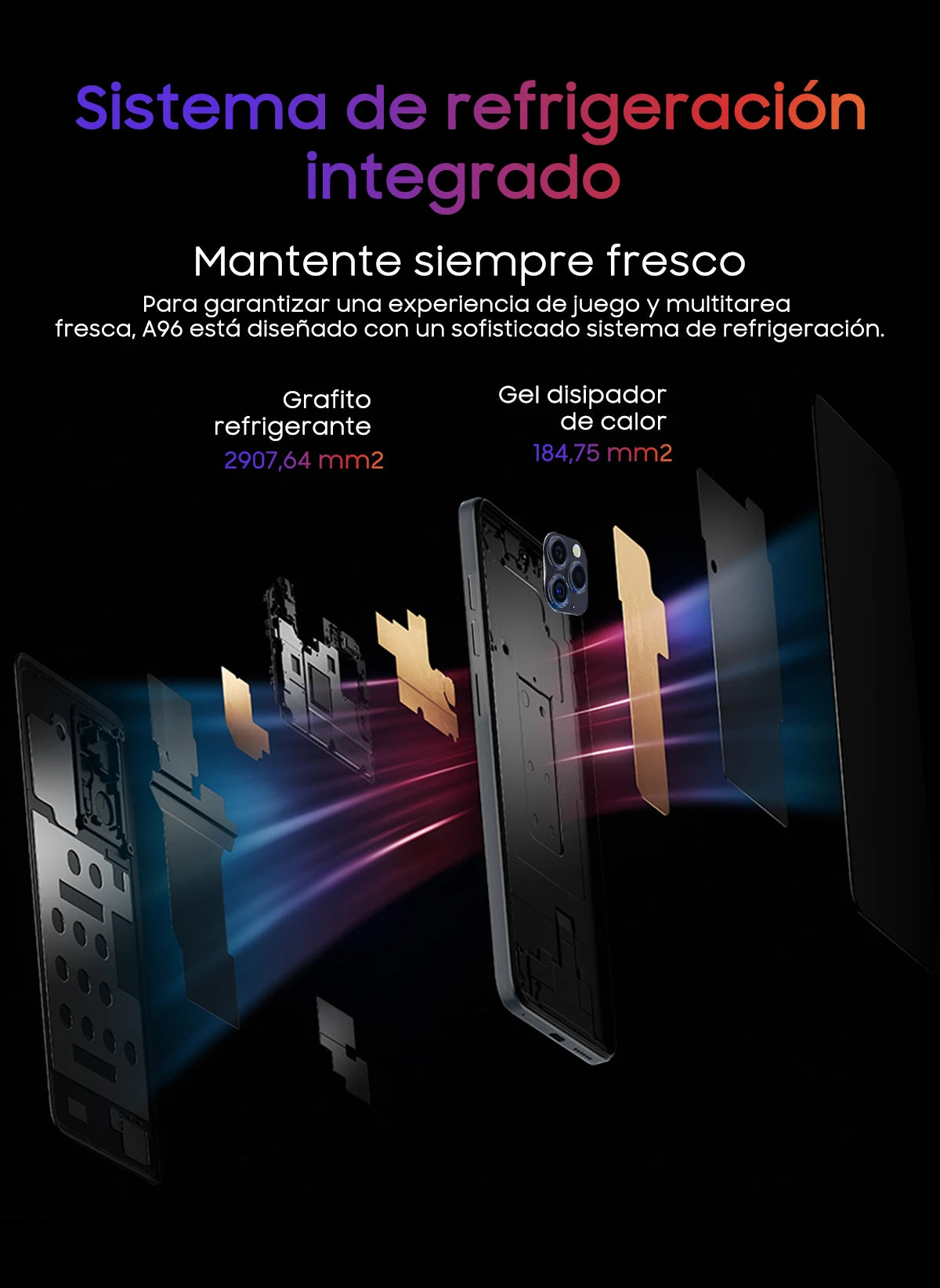 Blackview A96 Spanish visual