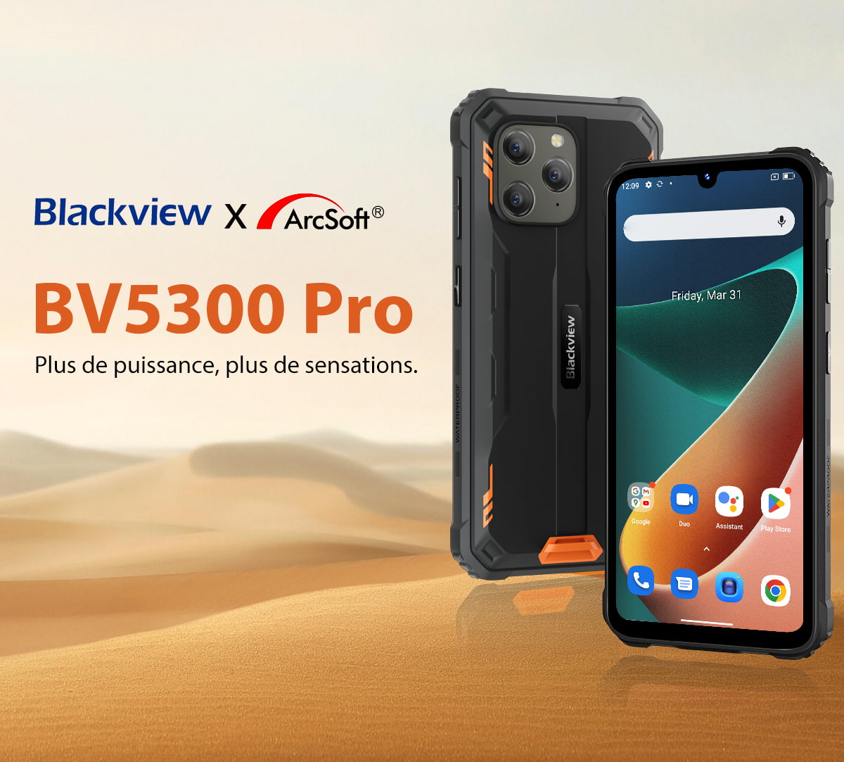 40€ sur Blackview BV5300 Pro Téléphone Portable Incassable 4G 6.1