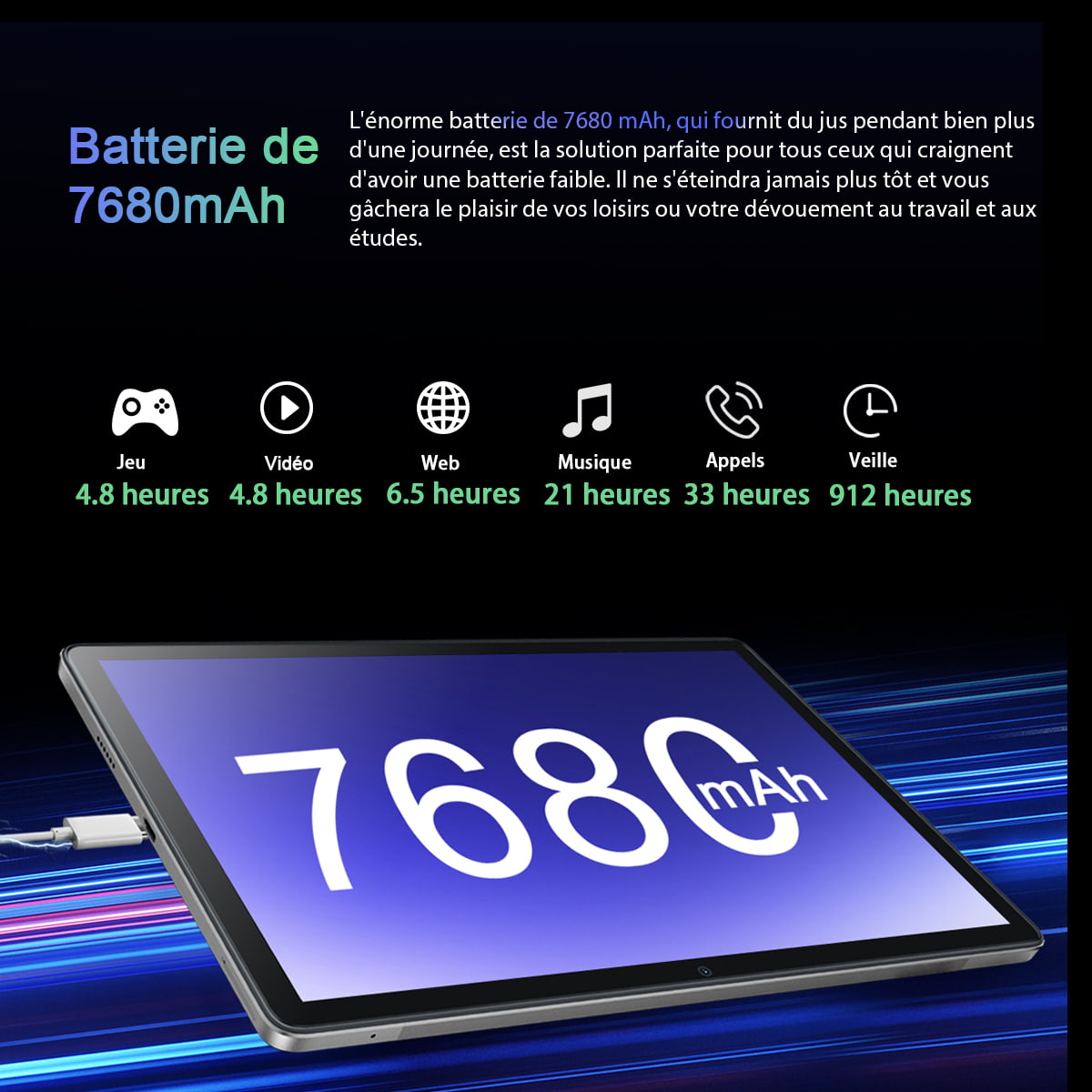 Blackview Tab 13 Pro french description