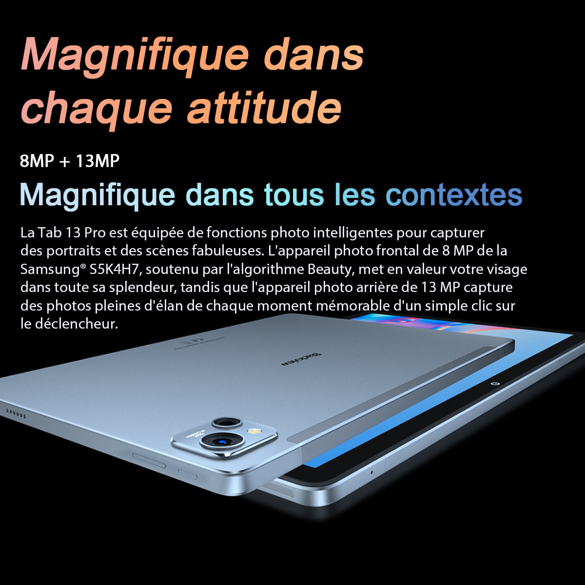 Blackview Tab 13 Pro french description