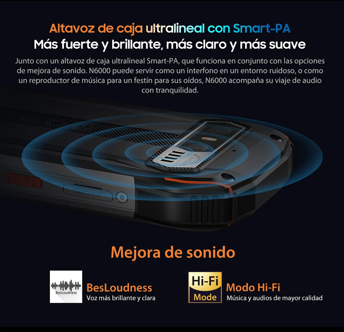 Blackview N6000 Spanish details