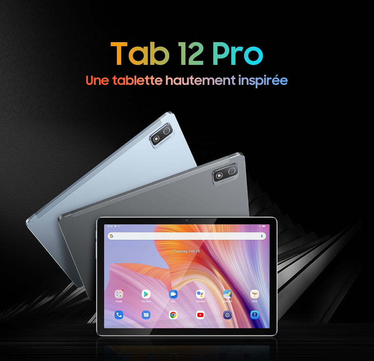Tablette Blackview Tab 12 Pro - 128Go - 8Go RAM - 10.1 pouces - 13MP -  6580mAh