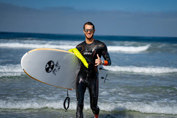 Bryan Mineo på stranden