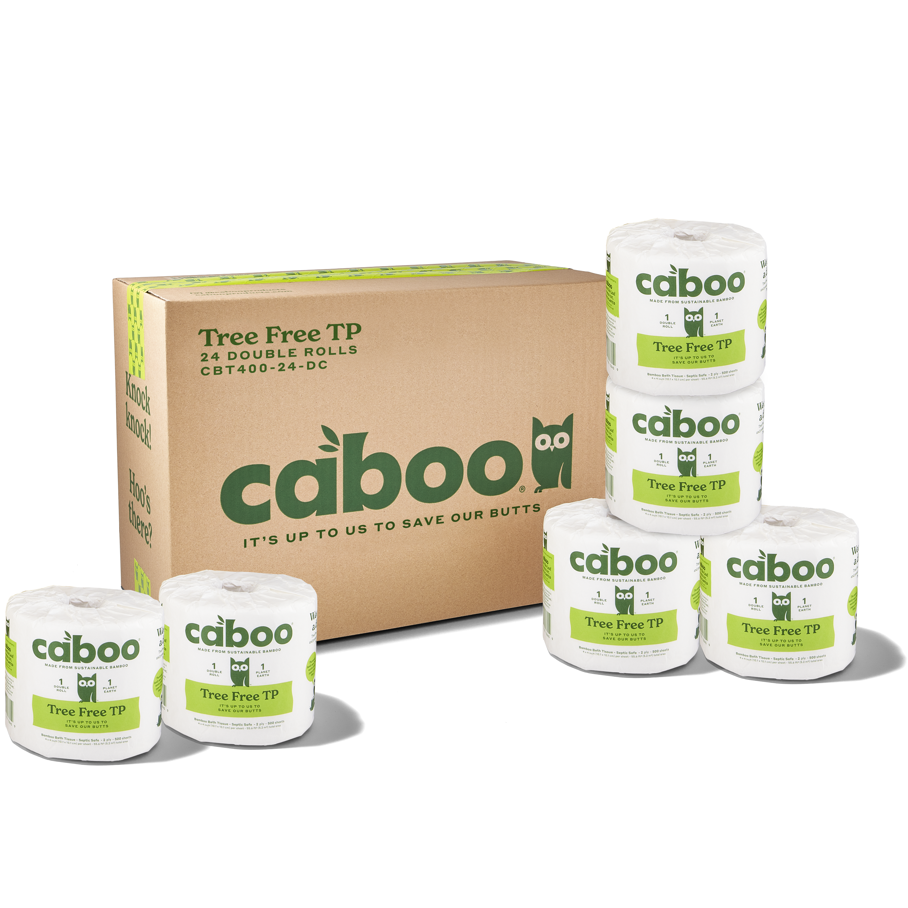 Tree-Free Bamboo Toilet Paper - Caboo product image