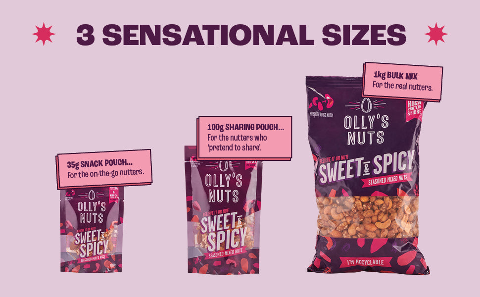 3 sensational sizes