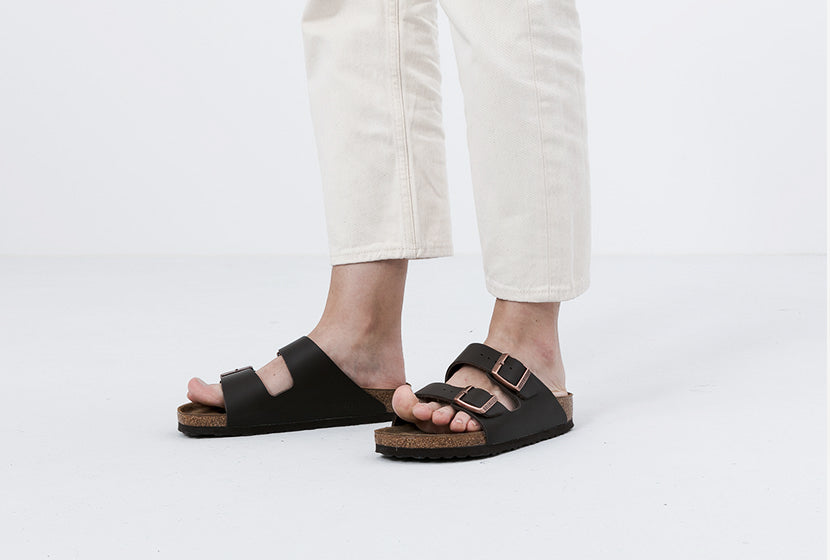 Birkenstock Sandalen am Fuß