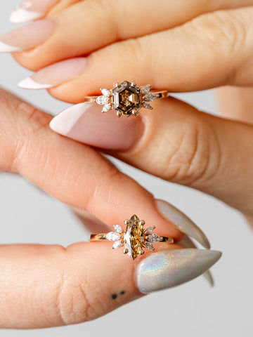 The Mini Luna Engagement Rings