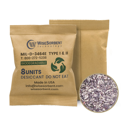 Kraft bag clay desiccants 1U — Wisesorbent Store